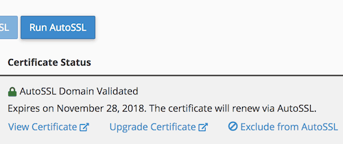 HostPapa AutoSSL