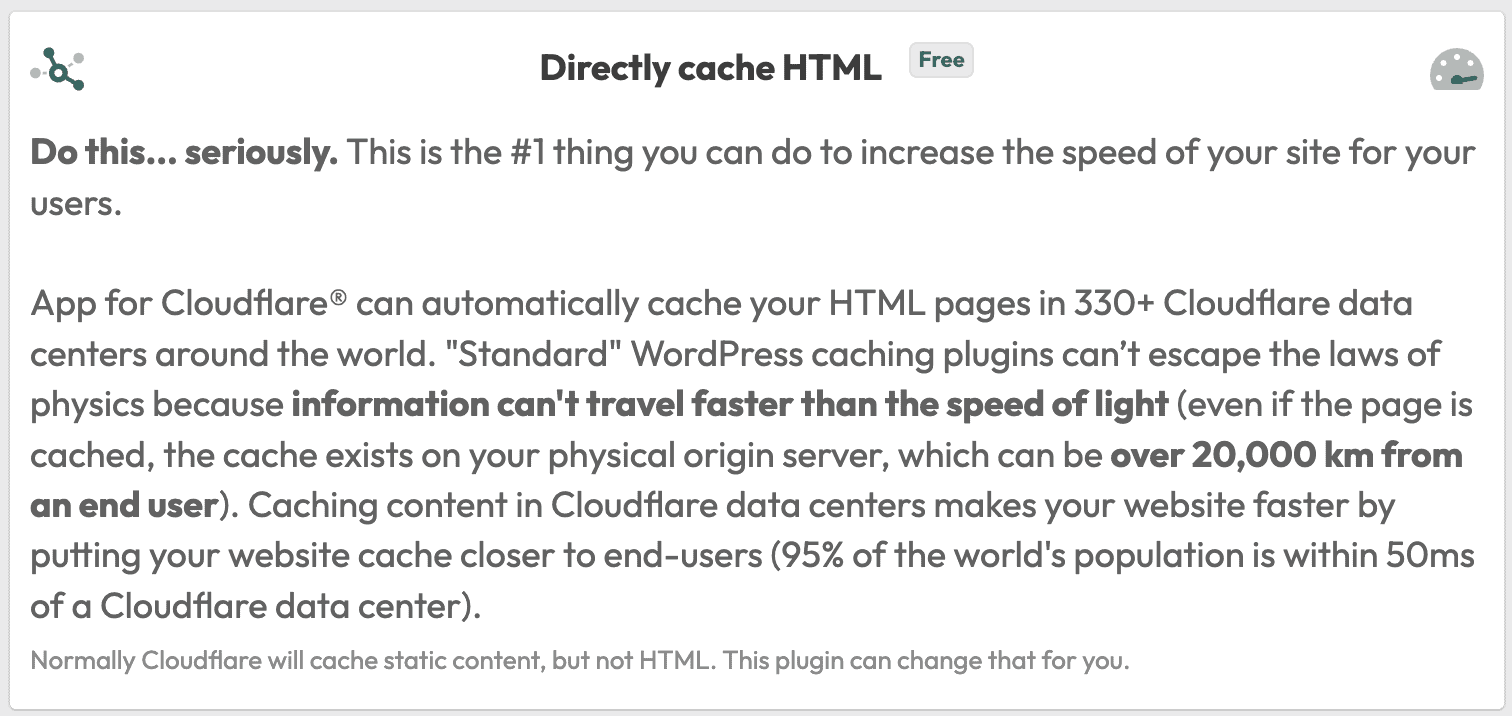What App for Cloudflare Does